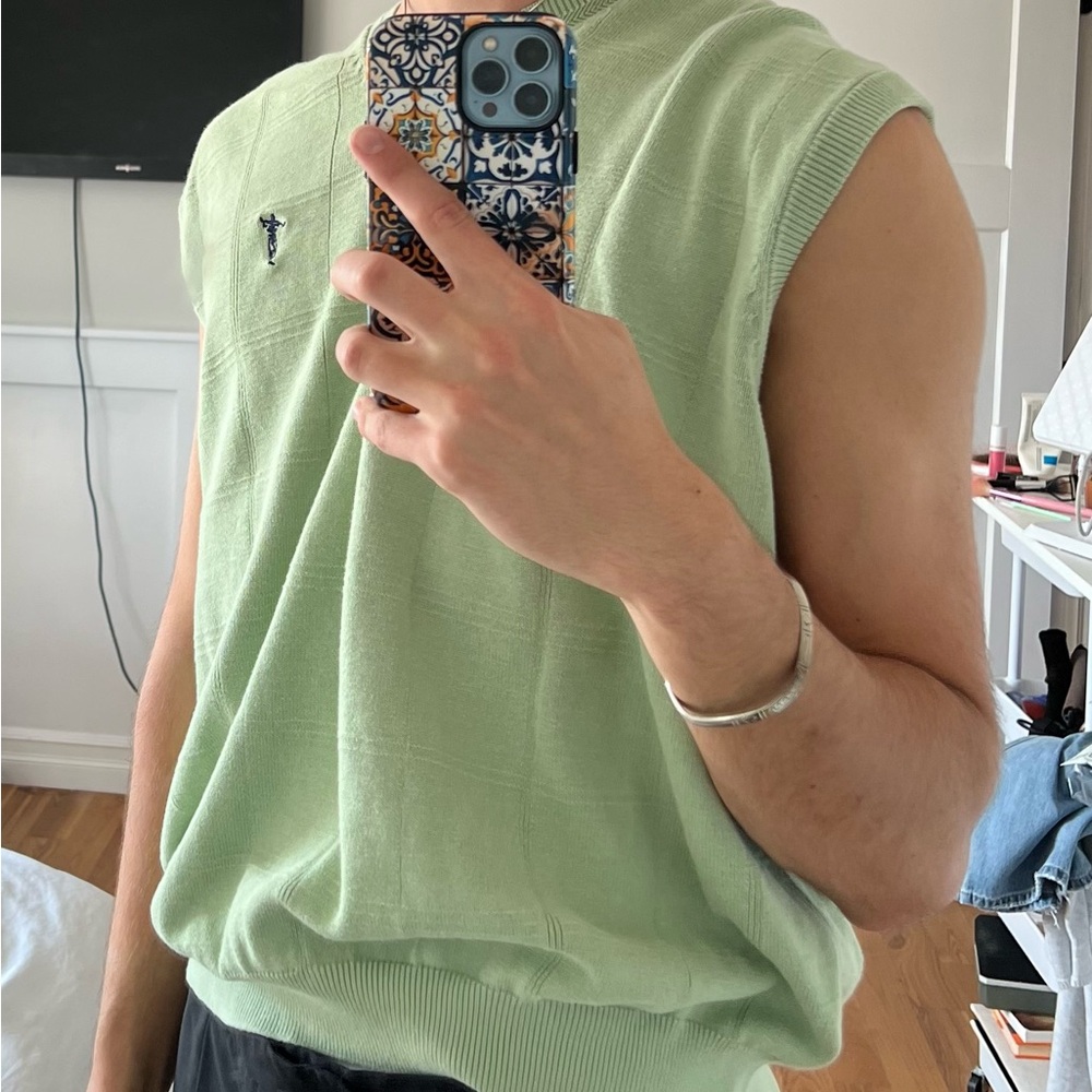 Sage Green Sweater Vest